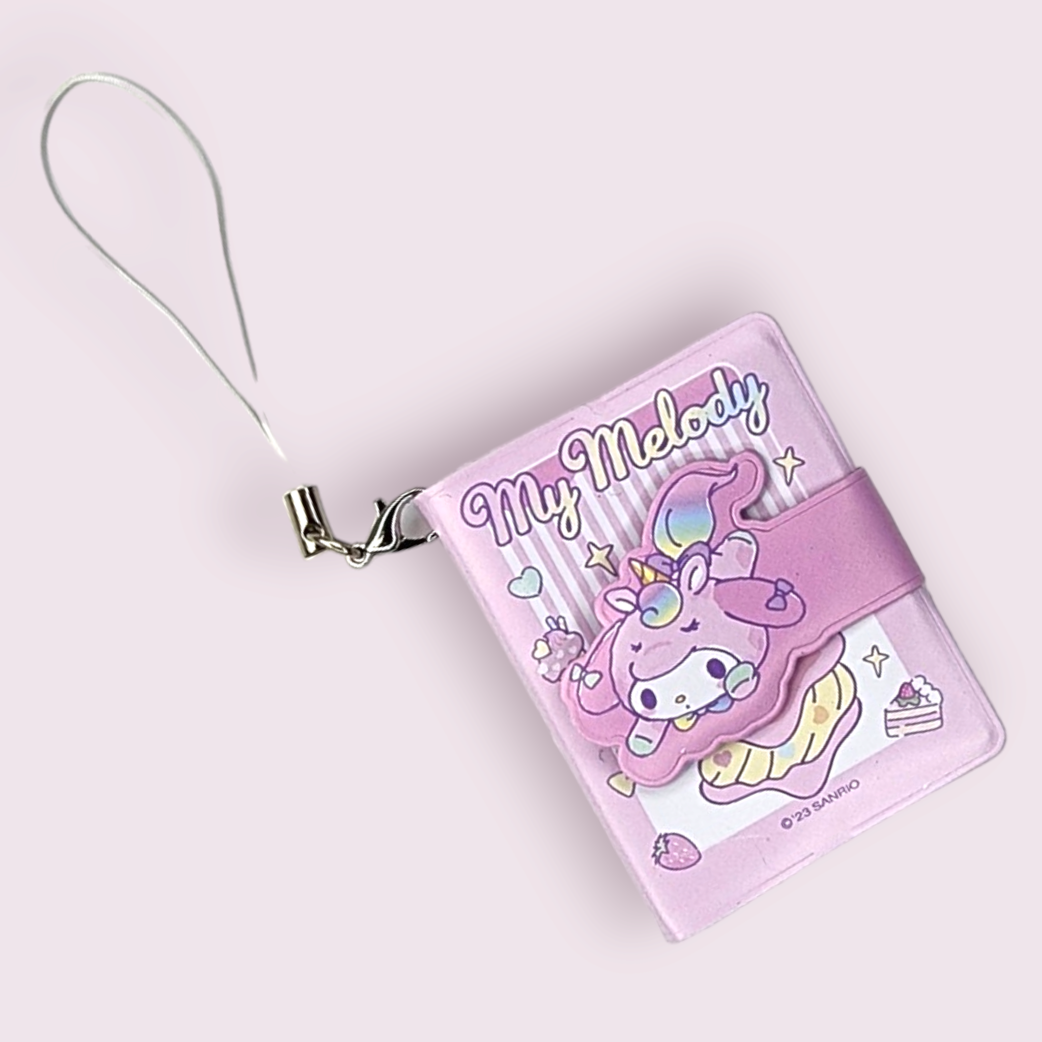 My Melody Unicorn Mini Keychain Notepad - Tailwind Treasures