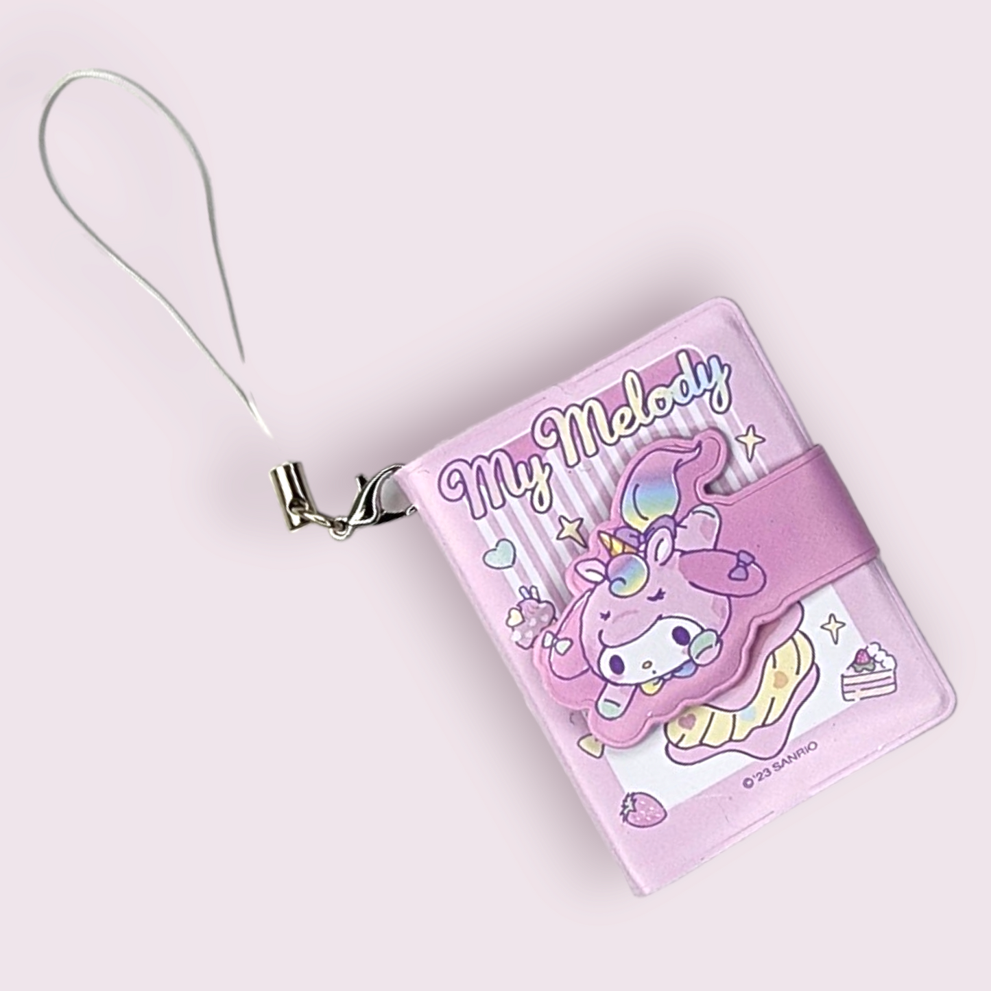 My Melody Unicorn Mini Keychain Notepad