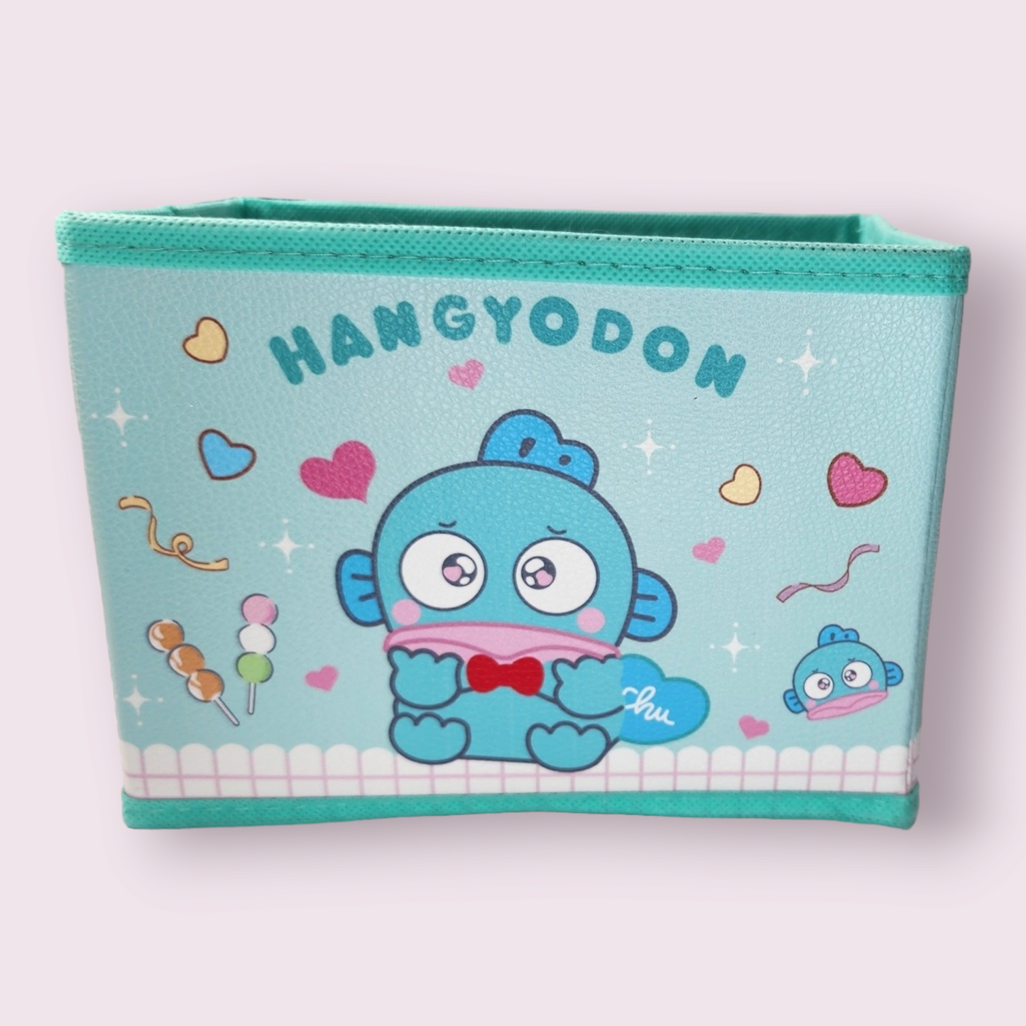 Hangyodon Fishman Bowtie Small Fabric Desktop Storage Box