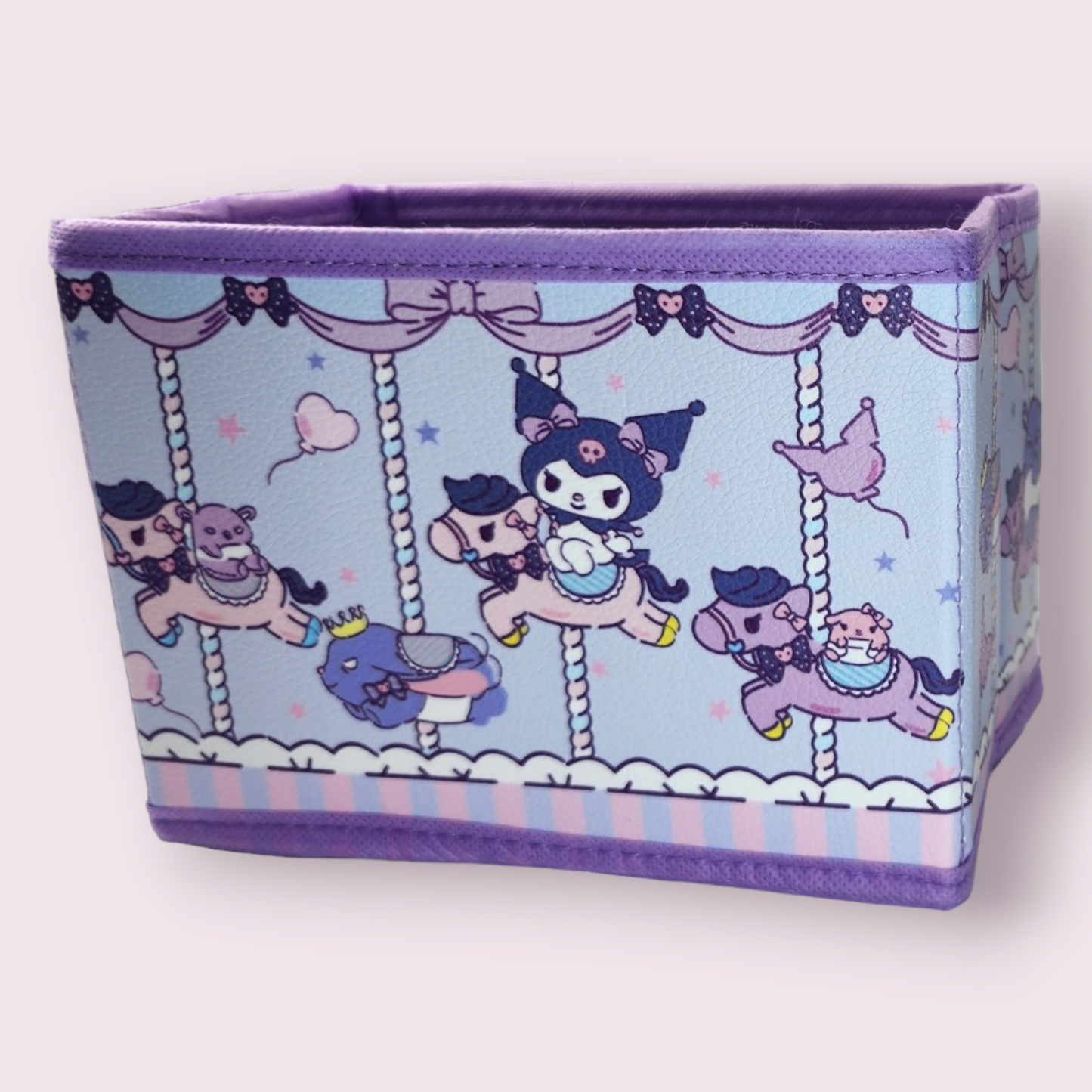 Kuromi Carousel Fabric Desktop Storage Box