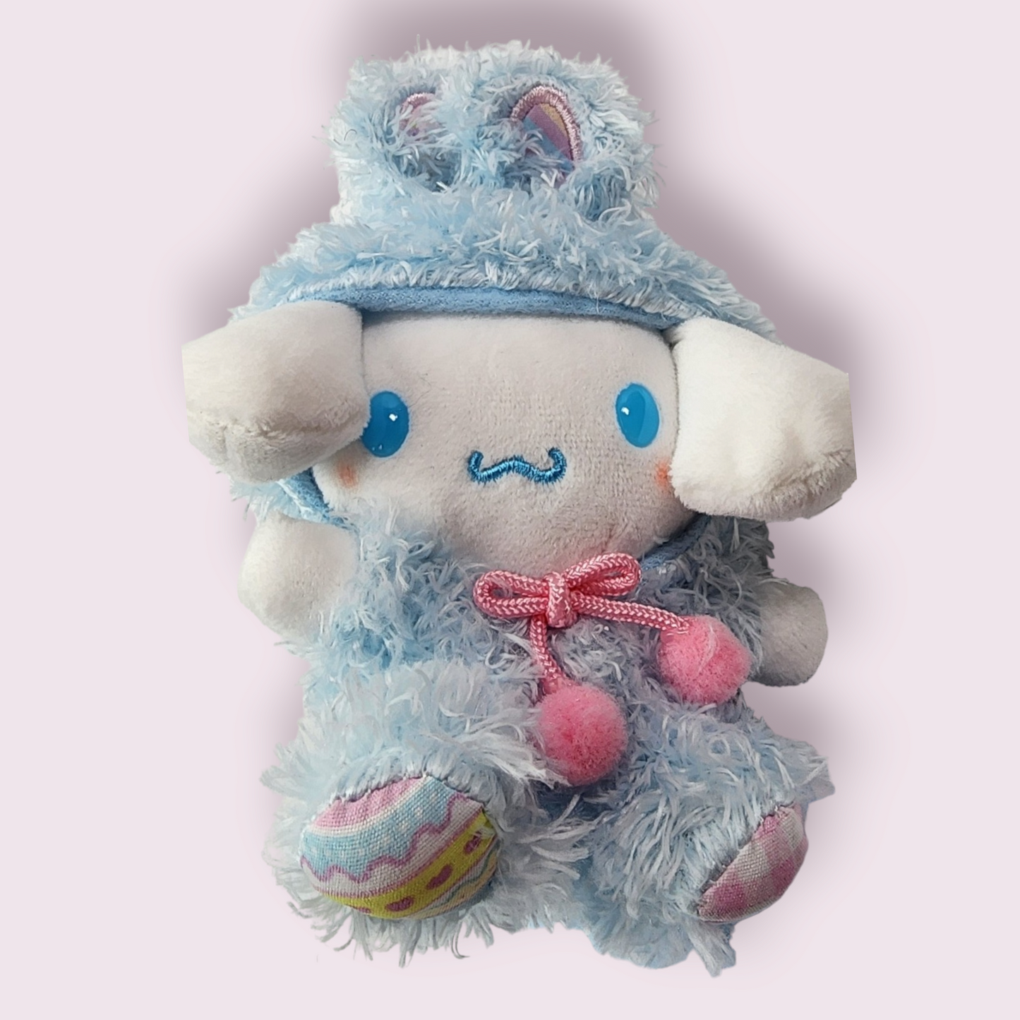 Cinnamoroll Fuzzy Bunny Plush Keychain