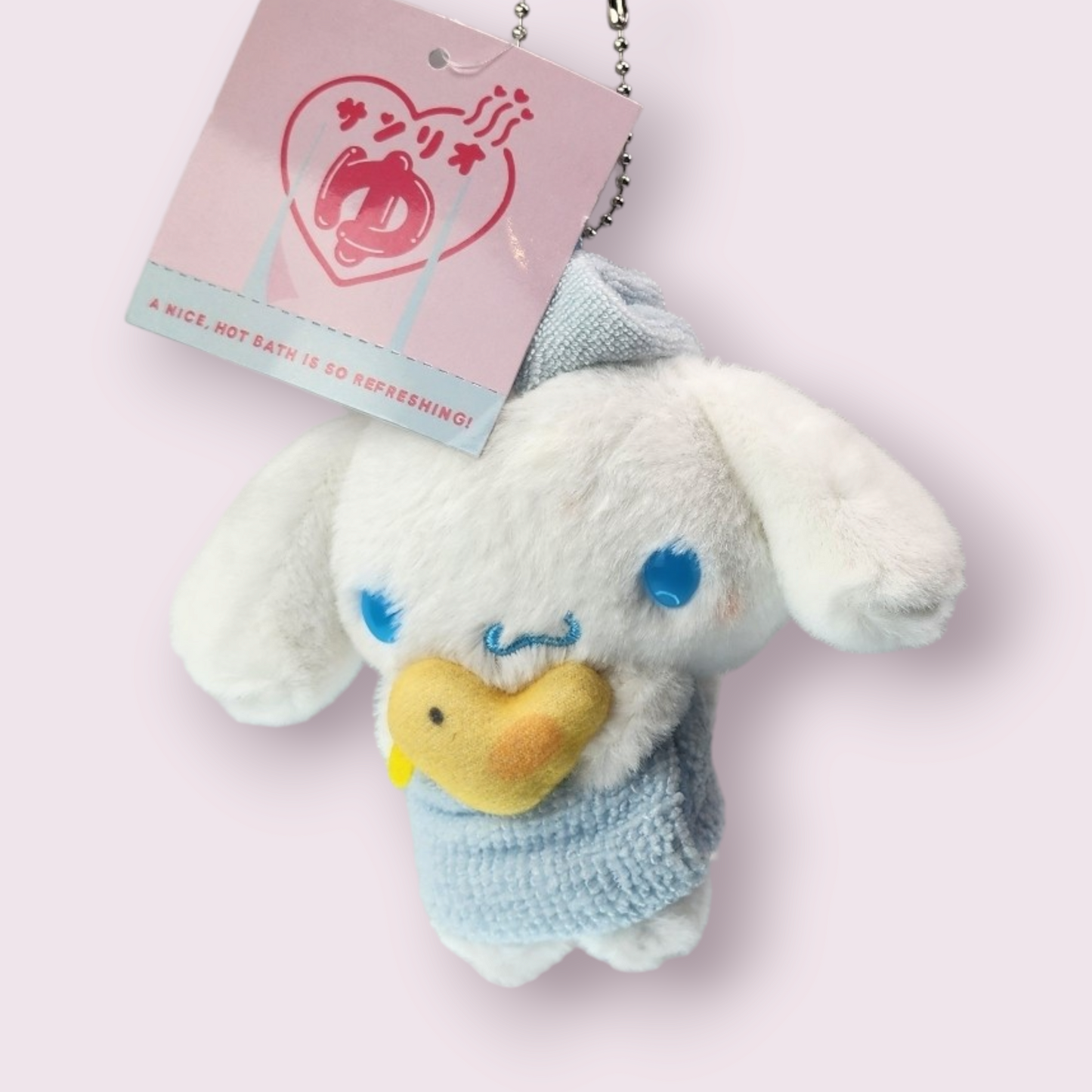 Bath Towel Cinnamoroll Plush Keychain