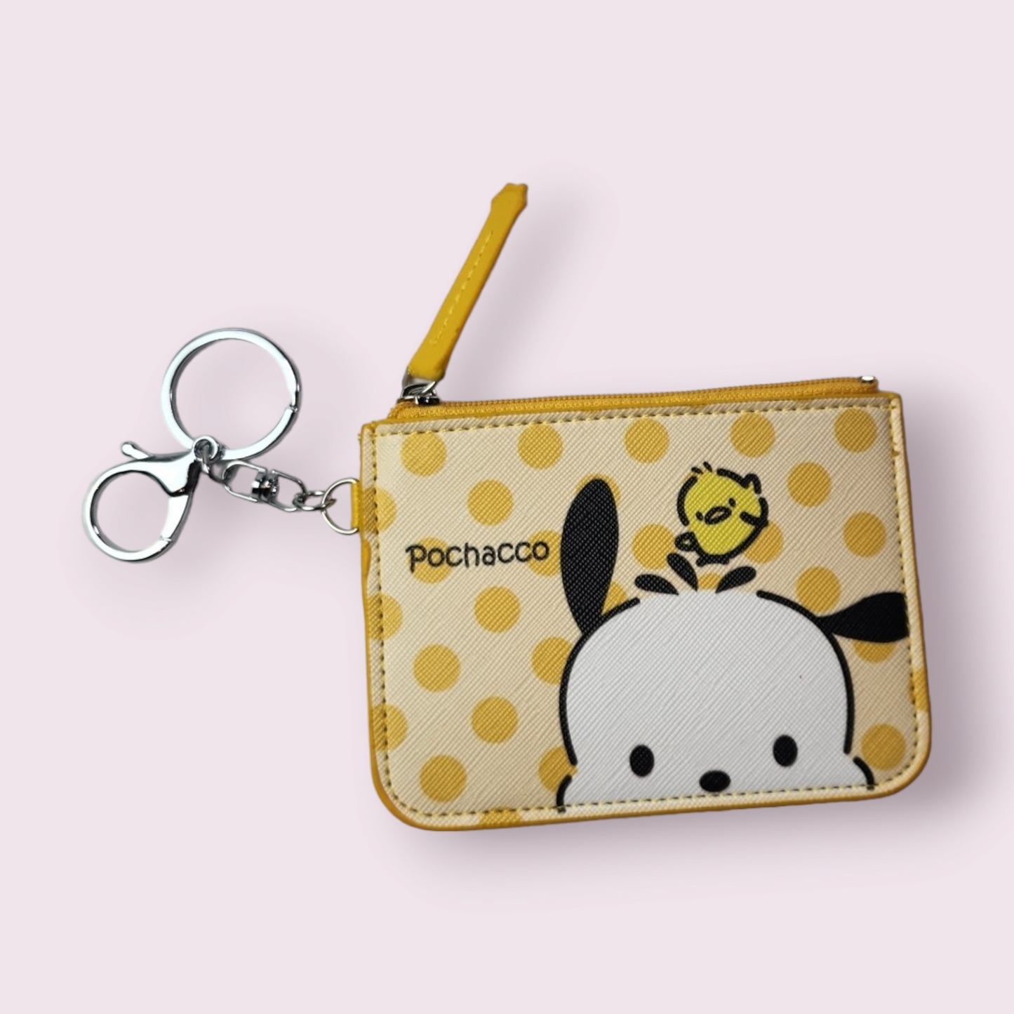 Pochacco & Bird Keychain Wallet