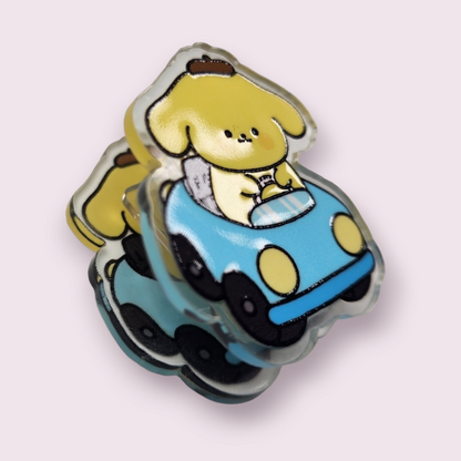 Pompompurin Retro Car Paper Clip