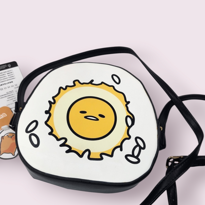 Gudetama Lazy Egg x Ao Wei La Funny Crossbody Purse Bag