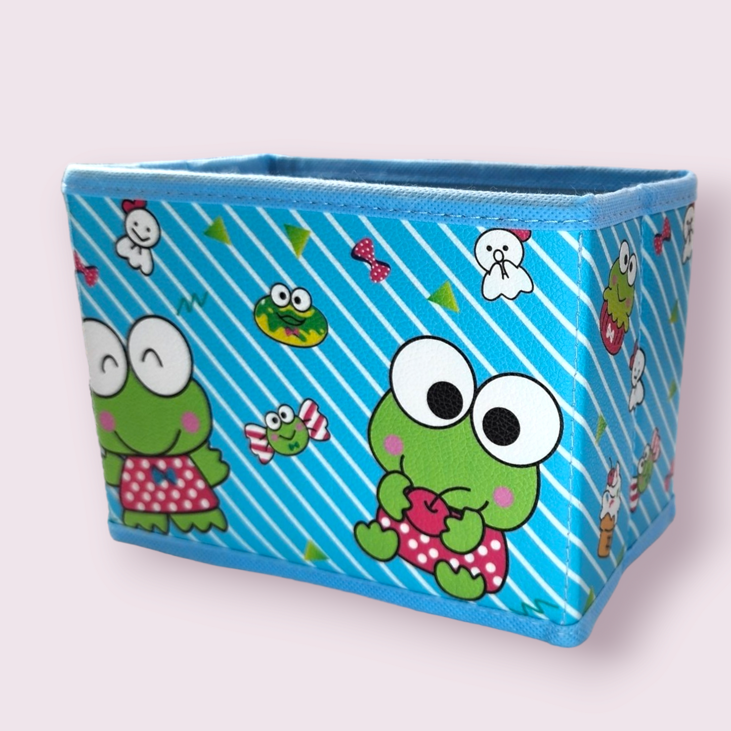 Keroppi Cute Small Fabric Desktop Storage Box