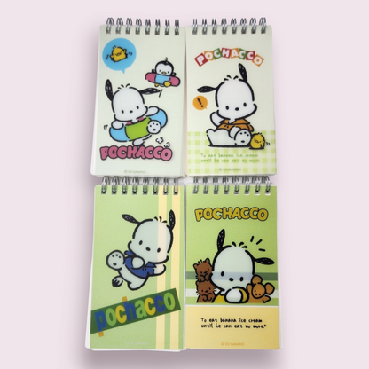 Pochacco Lined Spiral Notepad