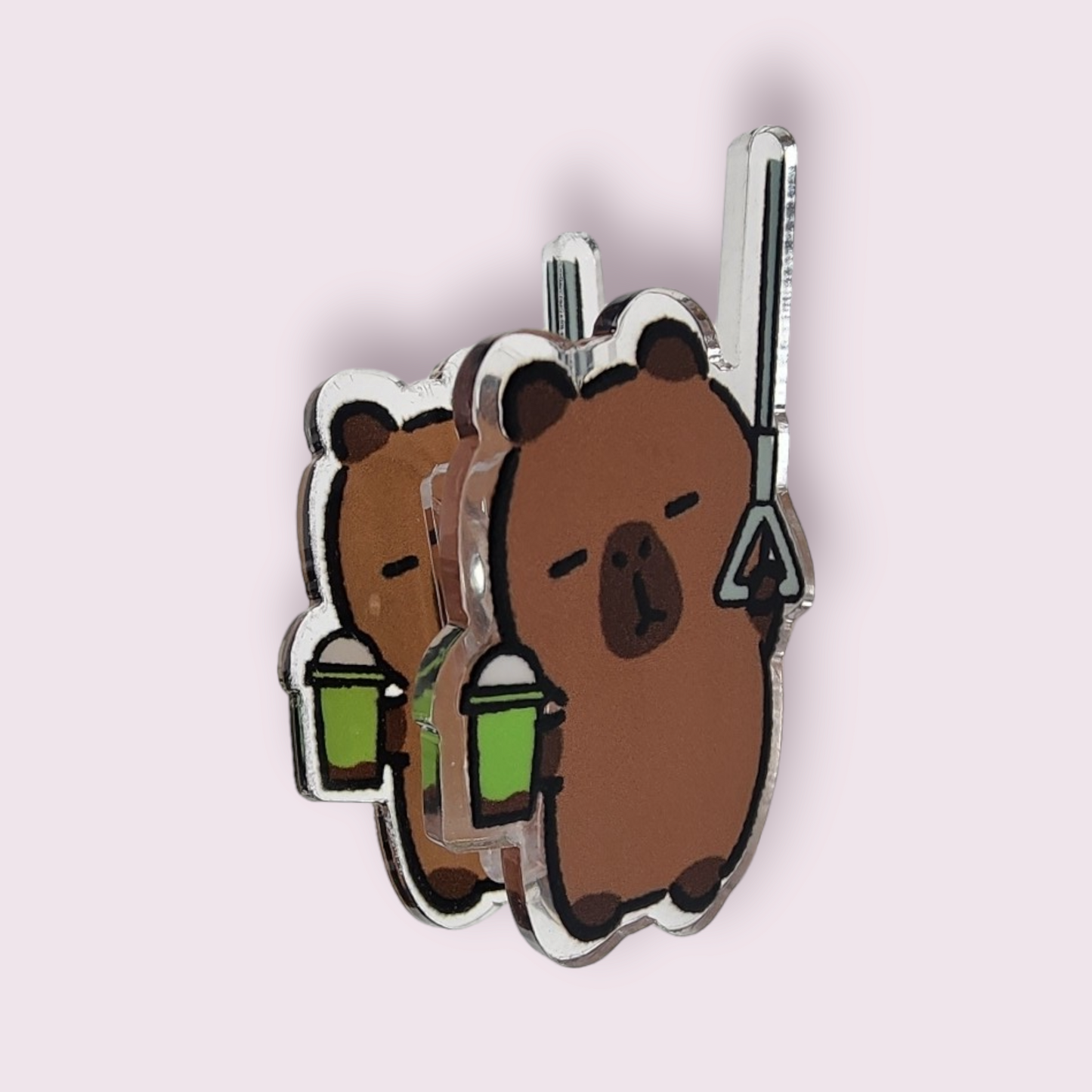 Capybara Fitness Paper Clip