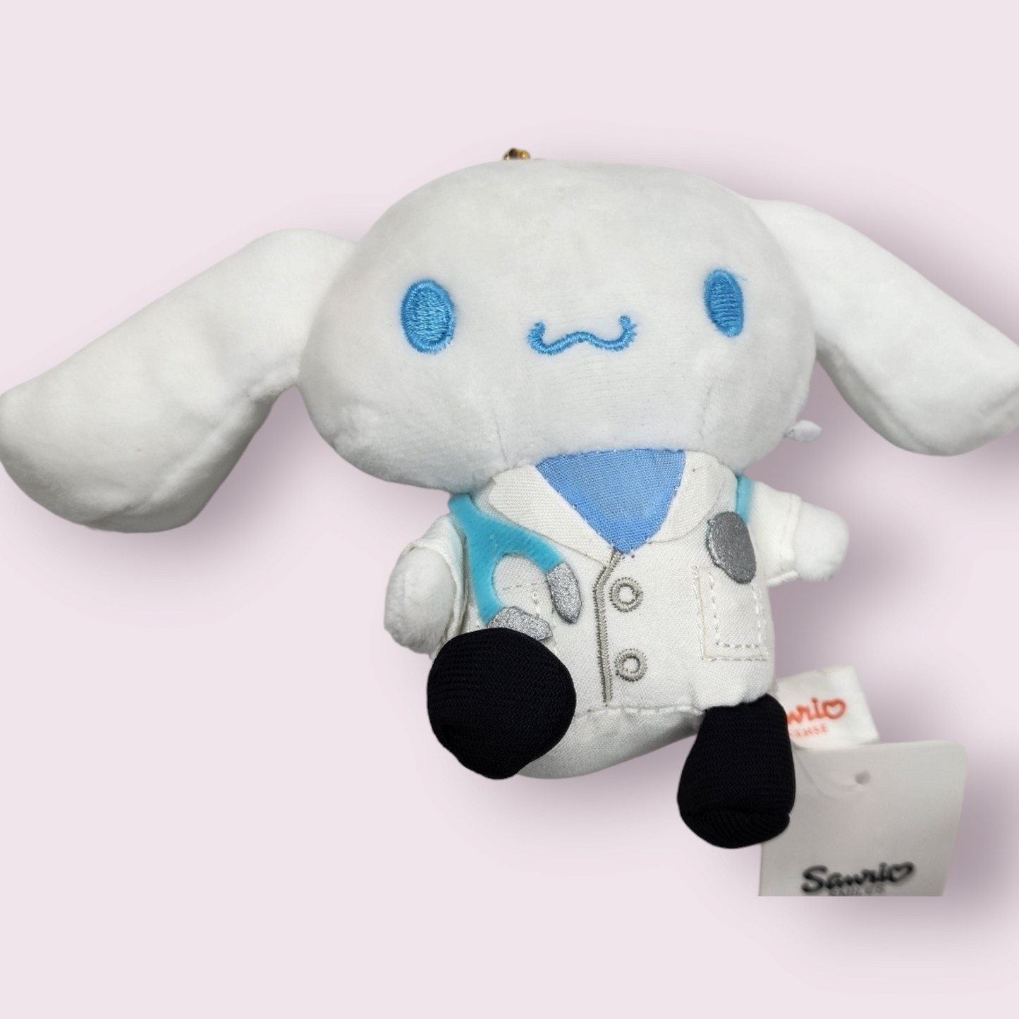 Doctor Cinnamoroll Plush Keychain