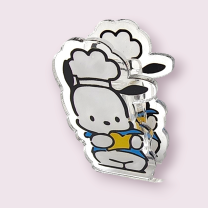 Pochacco Chef Acrylic Paper Clip