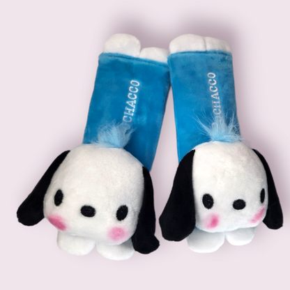 2pc Pochacco Seatbelt Cover Set