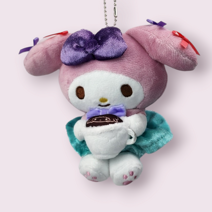 My Melody Coffee Plush Keychain (2022 Halloween Kuji / Sanrio Lottery Prize)