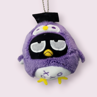 Badtz Maru Owl Plush Keychain