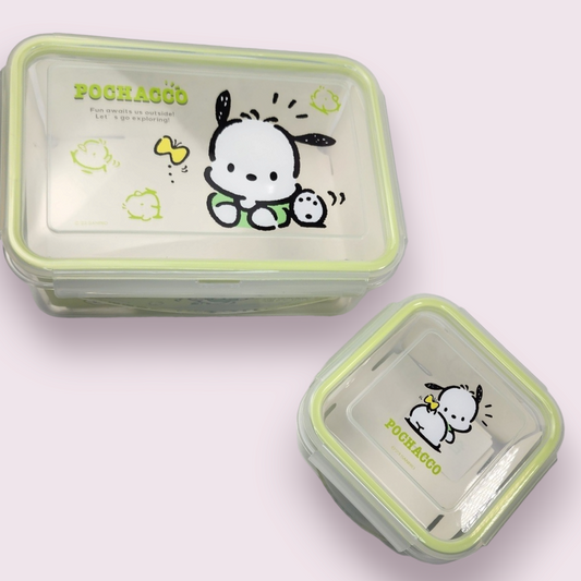 MINISO Pochacco Bento Food Storage Set