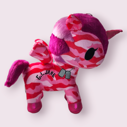 Toki Doki Pink GI Jane Pink Camouflage Plush