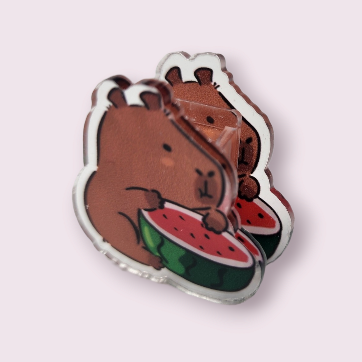 Capybara Watermelon Paper Clip